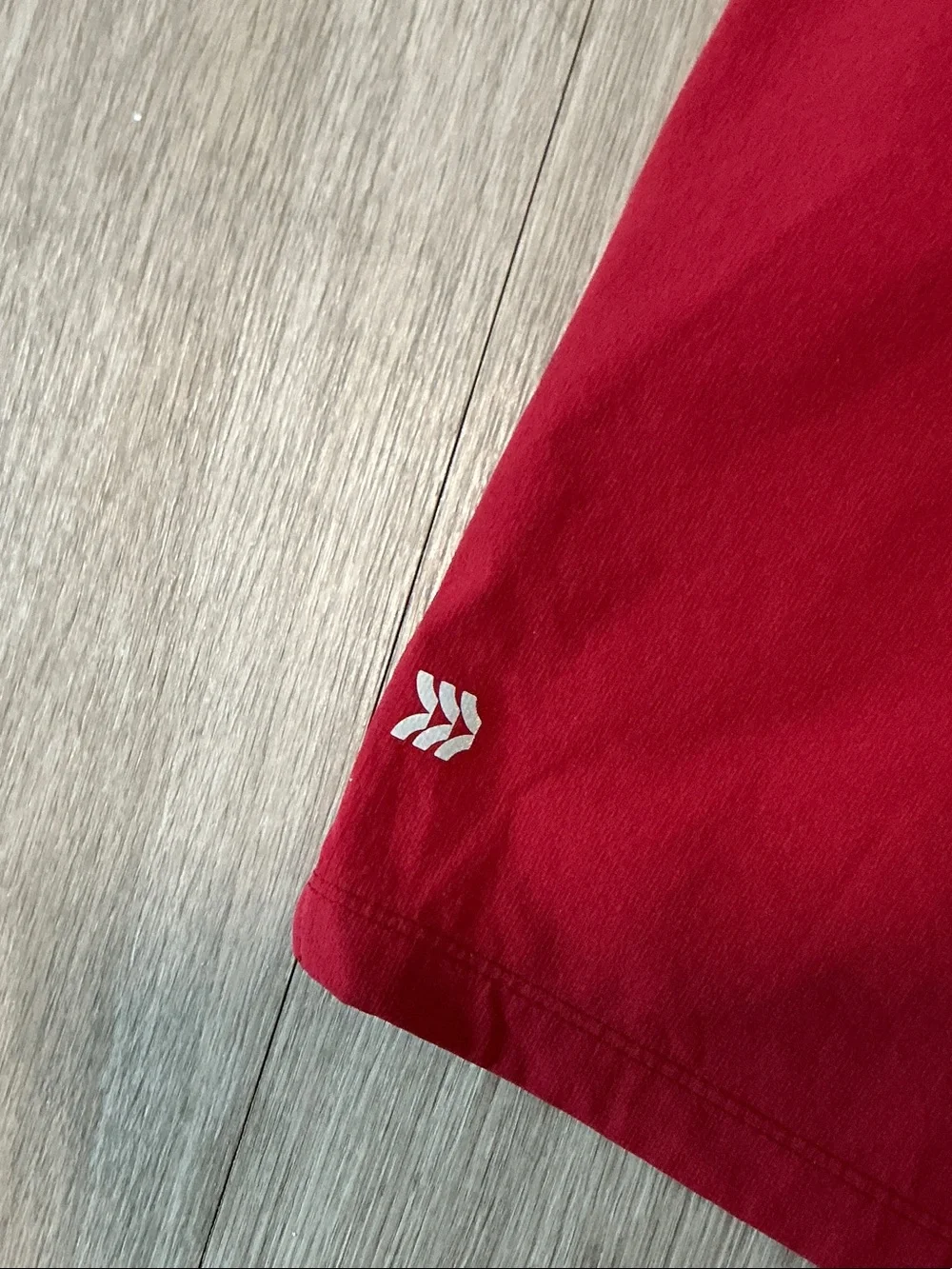 all in motion Red Men's Athletic Shorts with Zip Pockets